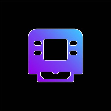 ATM MAchine mavi gradyan vektör simgesi