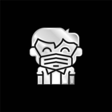 Gümüş kaplama metalik simge