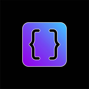 Parlaklıklar mavi eğimli vektör simgesi