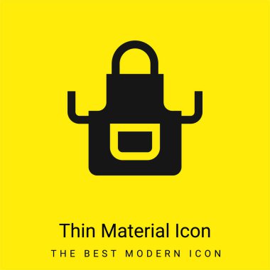 Önlük en az parlak sarı madde simgesi