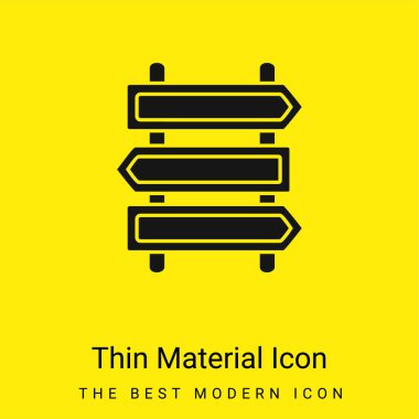 Polonyalılarda Oklar Gruplandırıldı Asgari parlak sarı malzeme simgesi