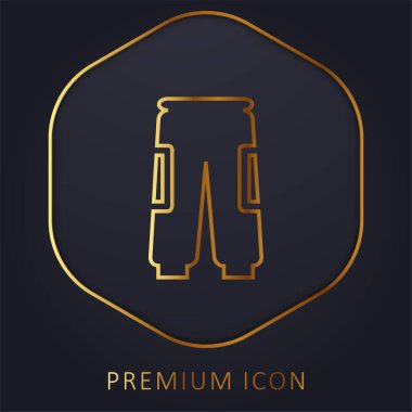 Çanta Pantolonu Altın Çizgi prim logosu veya simgesi