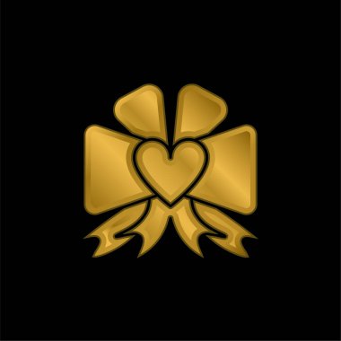 Baş altın kaplama metalik simge veya logo vektörü