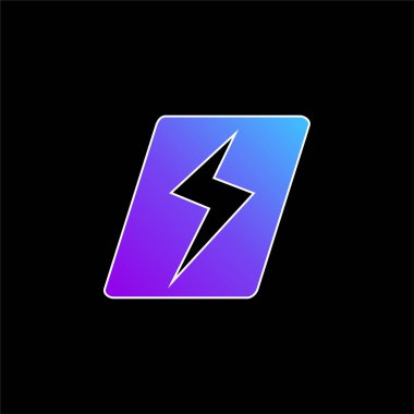 Uygulama mavi gradyan vektör simgesi