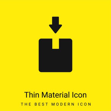 Kutu en az parlak sarı malzeme simgesi