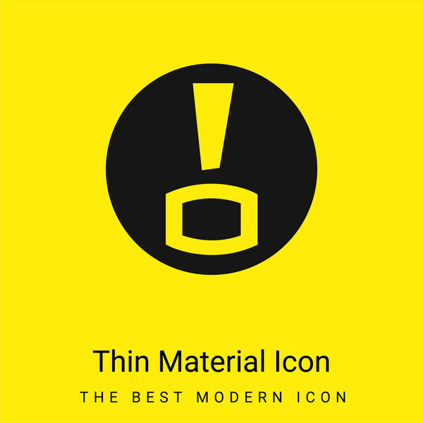 Bitacoras Logo minimal bright yellow material icon