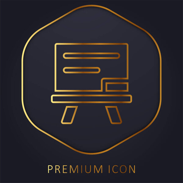 Логотип или иконка золотой линии