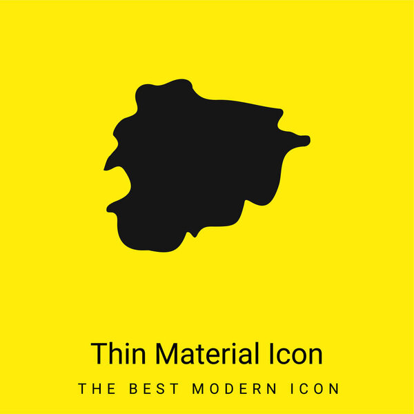 Andorra minimal bright yellow material icon