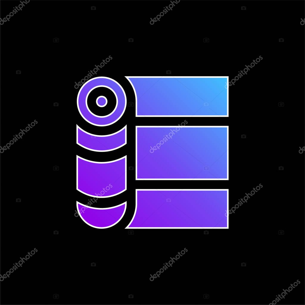 Bandage blue gradient vector icon