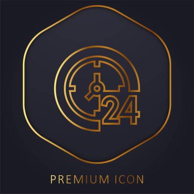 24 Saat Altın Hat prim logosu veya simgesi