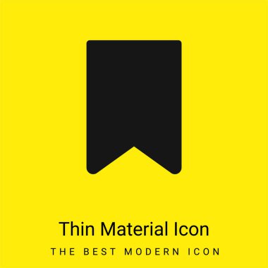 Yer imi en az parlak sarı madde simgesi