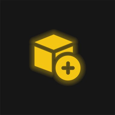 Parlak sarı neon simgesi ekle