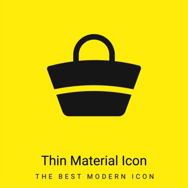 Çanta en az sarı madde simgesi