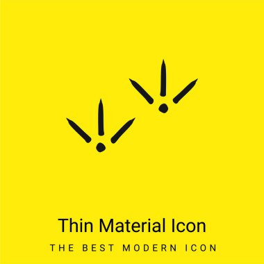 Kuş Yazdırma En az sarı madde simgesini yazdırır