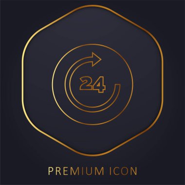24 Saat Altın Hat prim logosu veya simgesi