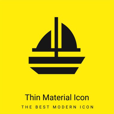 Tekne en az parlak sarı madde simgesi