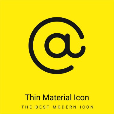 En az sarı madde simgesinde