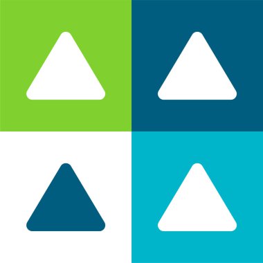 Beyazlatıcı Düz 4 renk simgesi seti