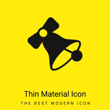 Zil en düşük düzeyde parlak sarı madde simgesi