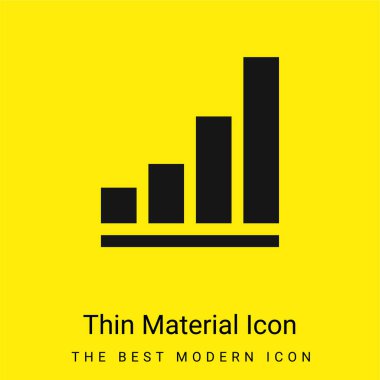 Çubuk Çizelgesi en az sarı malzeme simgesi