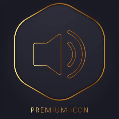 Ses hattı premium logosu veya simgesi