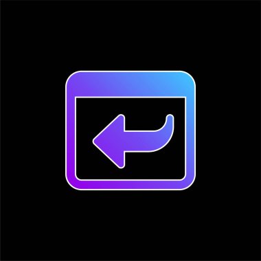 Arka mavi gradyan vektör simgesi