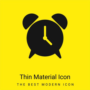 Alarm en düşük düzeyde parlak sarı madde simgesi