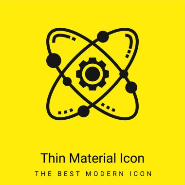 Atom minimal parlak madde simgesi