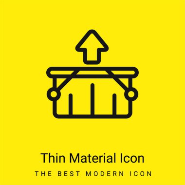 Sepet en az parlak sarı madde simgesi