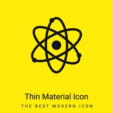 Atom minimal parlak madde simgesi
