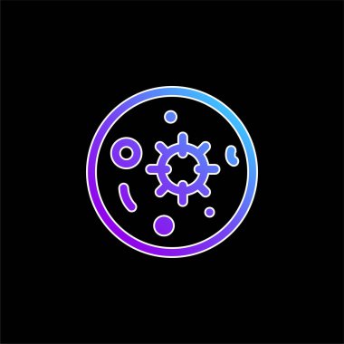 Kan Testi mavi eğimli vektör simgesi