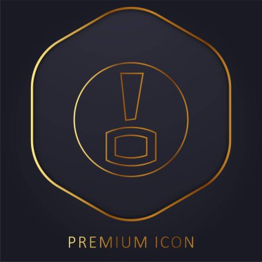 Bitacoras Logosu Altın Hat logosu veya simgesi