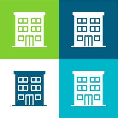 Daire Düz Düz Renk simgesi seti