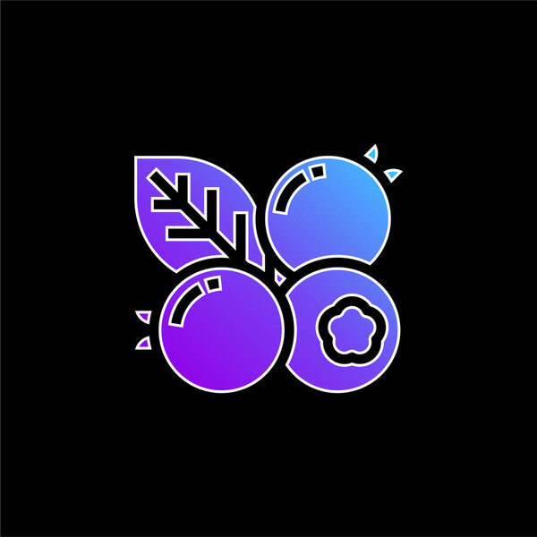 Значок голубого градиента