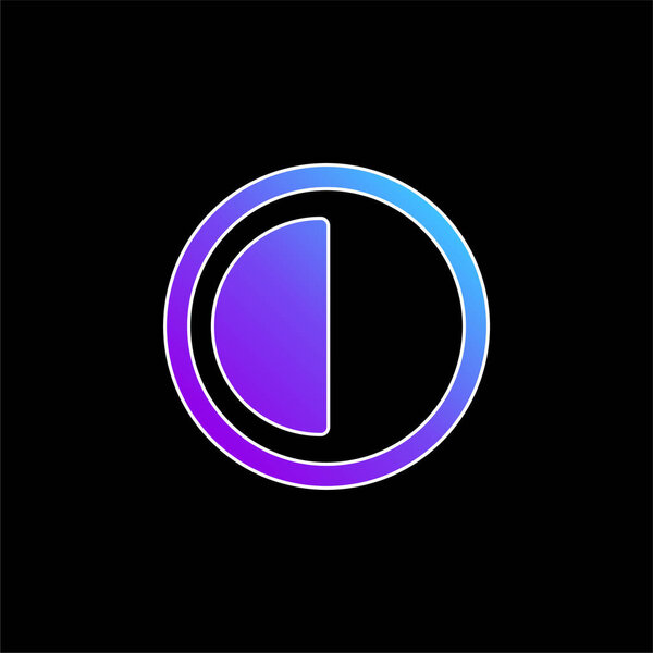 Значок синего градиента