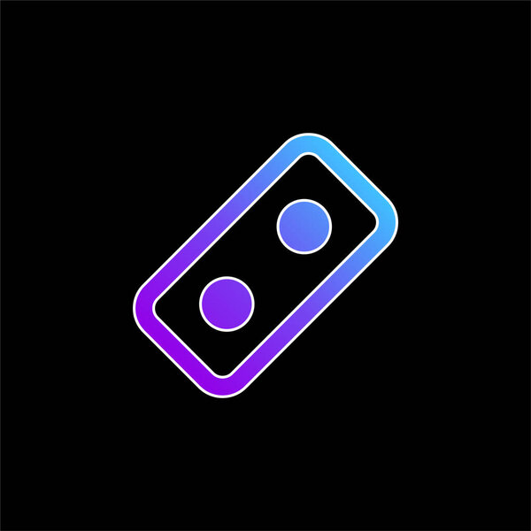 Значок голубого градиента