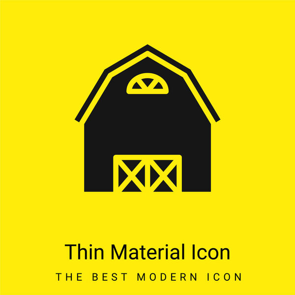 Символ минимального ярко-желтого материала