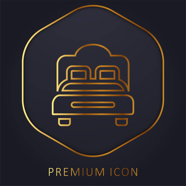 Логотип или иконка золотой линии спальни