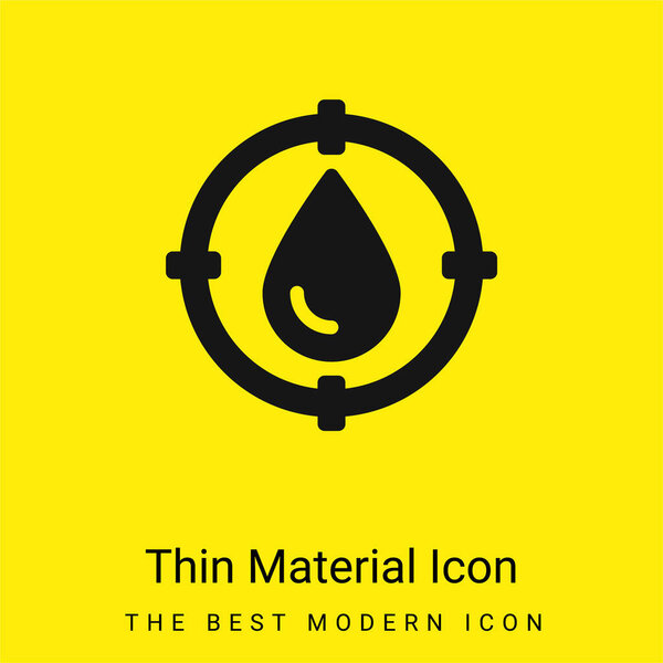 Кровавый тип минимального яркого желтого материала