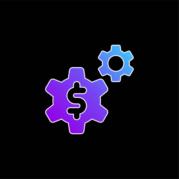 Application yellow glowing neon icon