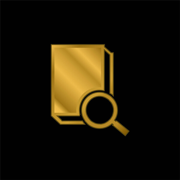 Позолоченная икона или вектор логотипа