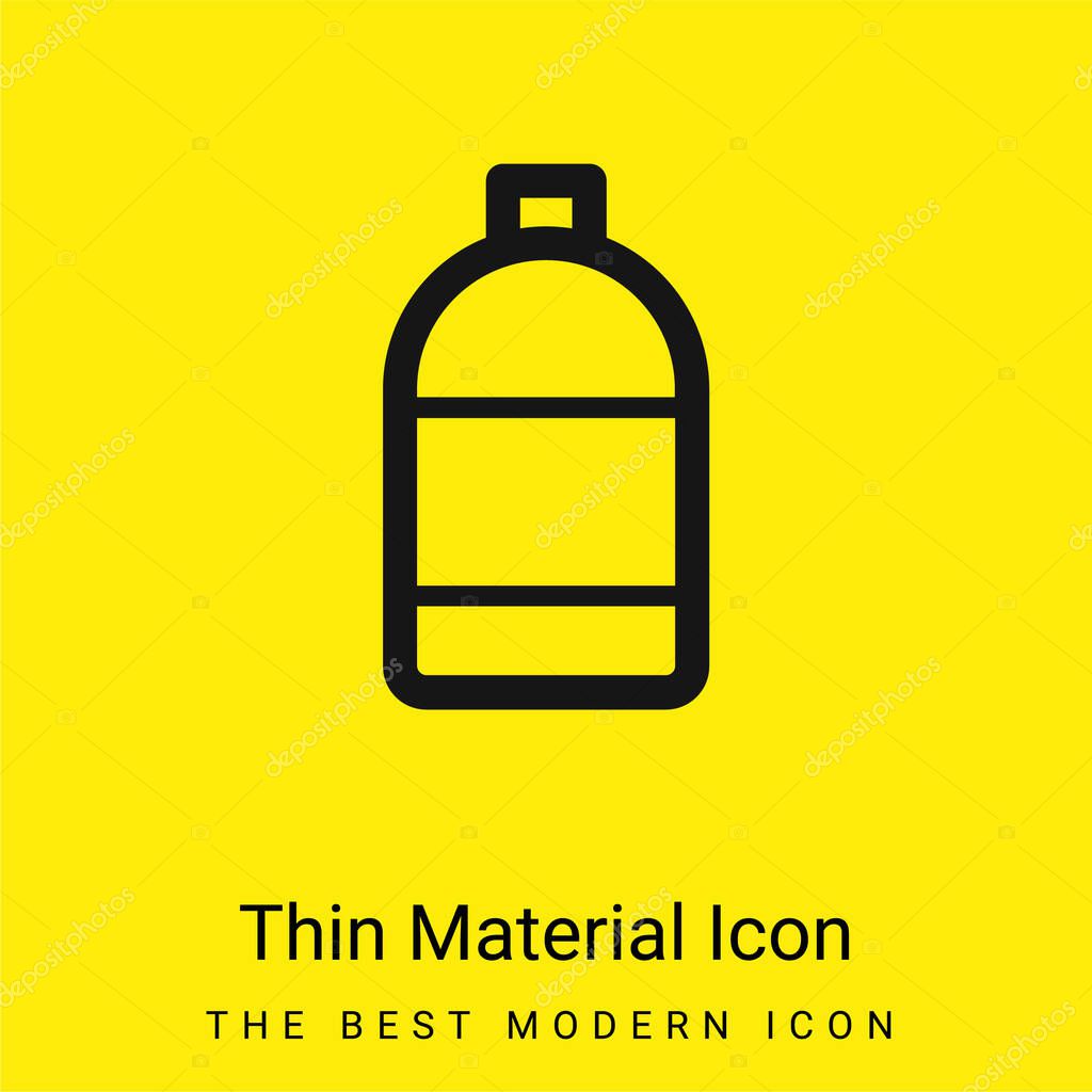 Alcohol minimal bright yellow material icon
