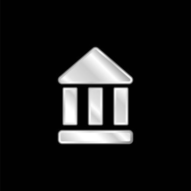 Bank Sembol gümüş kaplama metalik simge