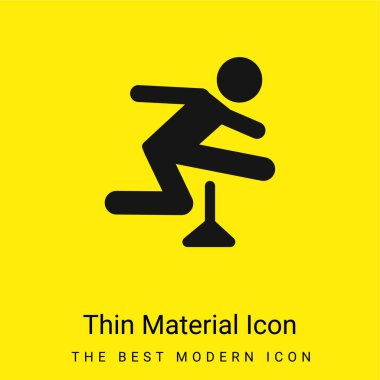 Atlayan Atletizm Silueti En az sarı malzeme simgesi