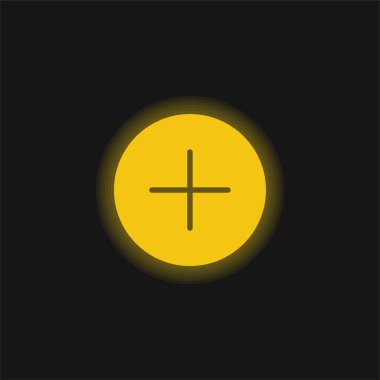 Parlak sarı neon simgesi ekle