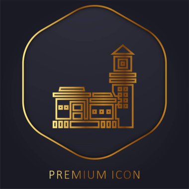 Bo Kaap altın çizgi prim logosu veya simgesi