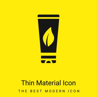 Body Lotion minimal bright yellow material icon clipart