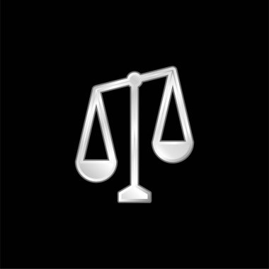 Gümüş kaplama metalik simge