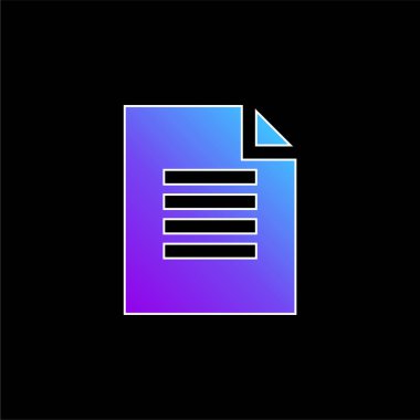 Mavi gradyan vektör simgesini arşivle