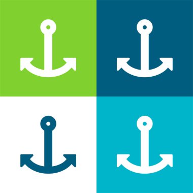 Anchor Arayüz Sembol Düz Renk en az simge kümesi